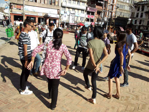 GPYC Peace Club in Nepal hosts Compassion Games in the Streets