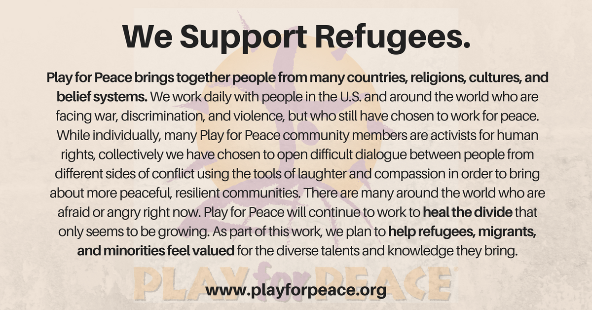 Play For Peace - Supporting Refugees